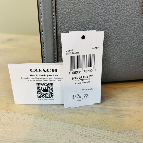 Coach Grace Carryall in Granite, only used once! - Picture 10 of 10